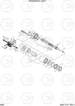 4040 STEERING UNIT HL730-7, Hyundai
