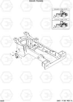 5020 REAR FRAME HL730-7, Hyundai