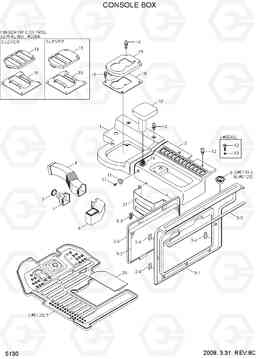 5130 CONSOLE BOX HL730-7, Hyundai