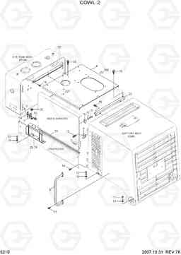 5210 COWL 2 HL730-7, Hyundai