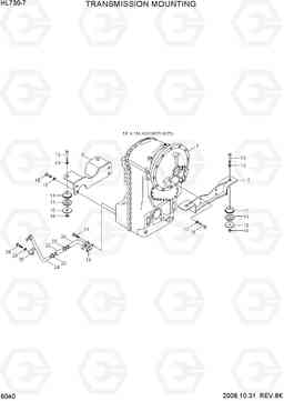 6040 TRANSMISSION MOUNTING HL730-7, Hyundai