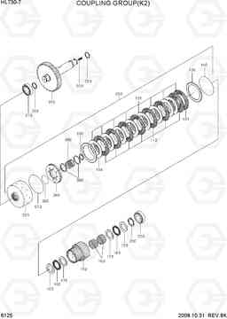 6125 COUPLING GROUP(K2, #0413-) HL730-7, Hyundai