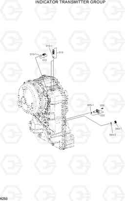 6250 INDICATOR TRANSMITTER GROUP HL730-7, Hyundai