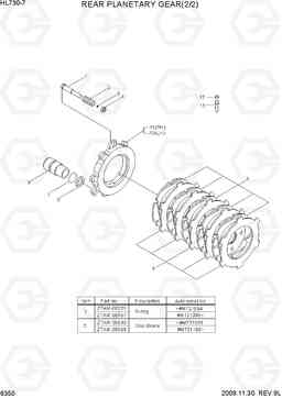 6350 REAR PLANETARY GEAR(2/2) HL730-7, Hyundai