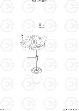 9140 FUEL FILTER HL730-7, Hyundai