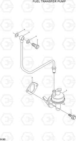 9190 FUEL TRANSFER PUMP HL730-7, Hyundai