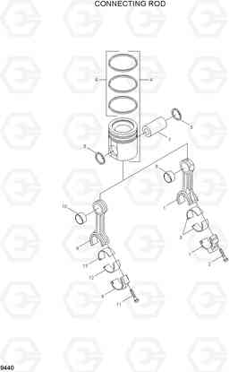 9440 CONNECTING ROD HL730-7, Hyundai