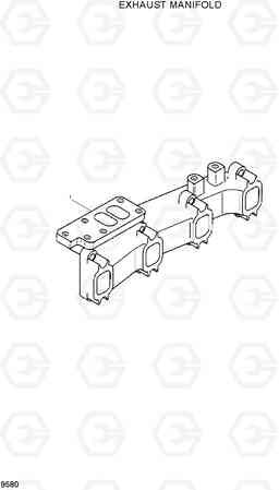 9580 EXHAUST MANIFOLD HL730-7, Hyundai