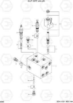 4060 CUT OFF VALVE HL730-7A, Hyundai