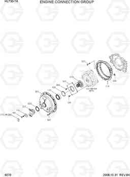6070 ENGINE CONNECTION GROUP HL730-7A, Hyundai