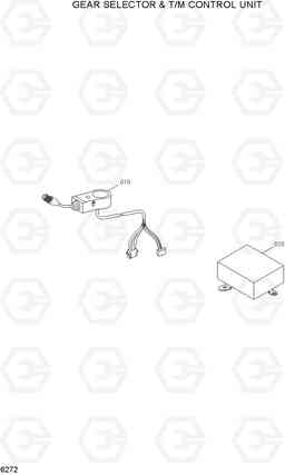 6272 GEAR SELECTOR & T/M CONTROL UNIT HL730-7A, Hyundai