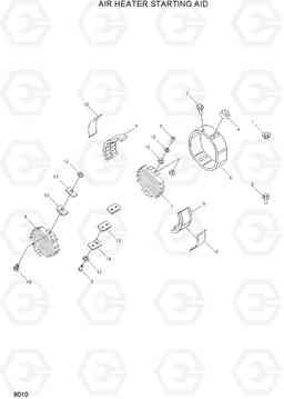 9010 AIR HEATER STARTING AID HL730-7A, Hyundai