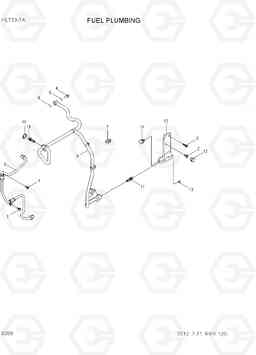 9200 FUEL PLUMBING HL730-7A, Hyundai