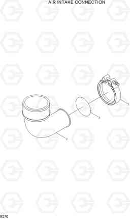 9270 AIR INTAKE CONNECTION HL730-7A, Hyundai