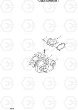 9450 TURBOCHARGER 1 HL730-7A, Hyundai