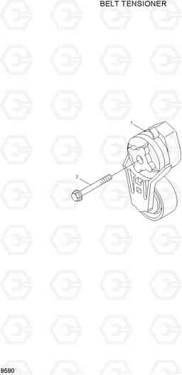 9590 BELT TENSIONER HL730-7A, Hyundai