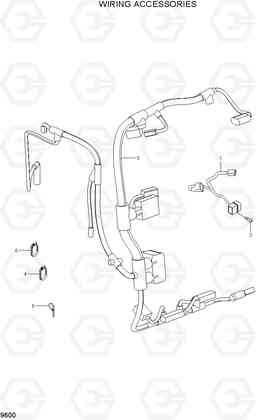 9600 WIRING ACCESSORIES HL730-7A, Hyundai