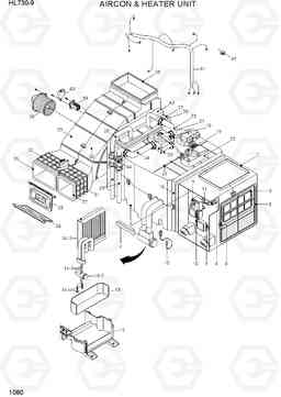 1080 AIRCON & HEATER UNIT HL730-9, Hyundai