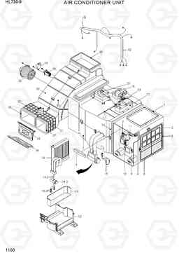 1100 AIR CONDITIONER UNIT HL730-9, Hyundai