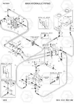 3010 MAIN HYDRAULIC PIPING HL730-9, Hyundai