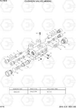 4110 CUSHION VALVE(-#0004) HL730-9, Hyundai