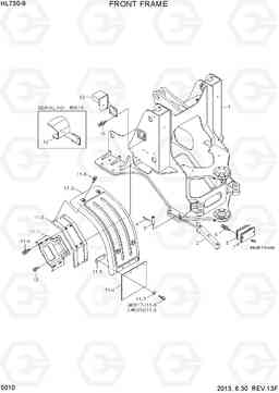 5010 FRONT FRAME HL730-9, Hyundai