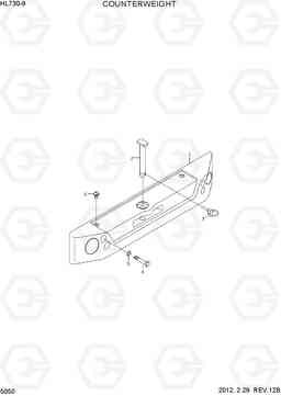 5050 COUNTERWEIGHT HL730-9, Hyundai