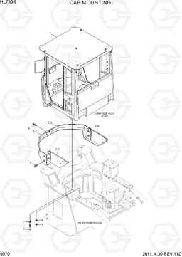 5070 CAB MOUNTING HL730-9, Hyundai