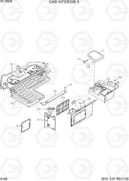 5140 CAB INTERIOR 3 HL730-9, Hyundai