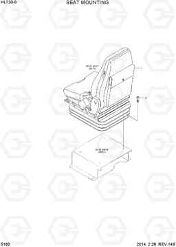 5160 SEAT MOUNTING HL730-9, Hyundai