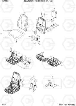 5176 SEAT(AIR, RETRACT 3