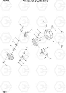 9010 AIR HEATER STARTING AID HL730-9, Hyundai