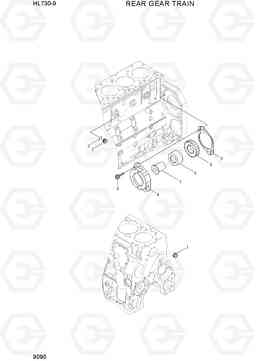 9090 REAR GEAR TRAIN HL730-9, Hyundai