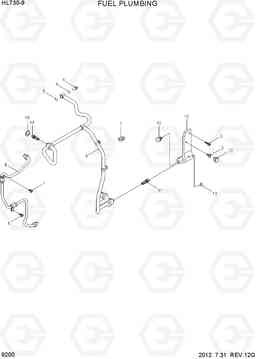 9200 FUEL PLUMBING HL730-9, Hyundai