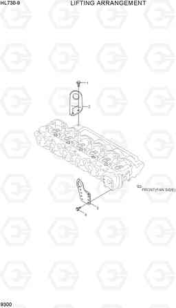 9300 LIFTING ARRANGEMENT HL730-9, Hyundai