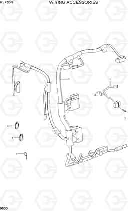 9600 WIRING ACCESSORIES HL730-9, Hyundai