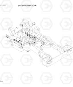 3100 GREASE PIPING(REAR) HL730-9A, Hyundai