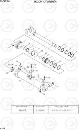 4150 BOOM CYLINDER HL730-9A, Hyundai