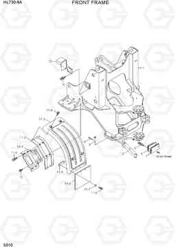 5010 FRONT FRAME HL730-9A, Hyundai