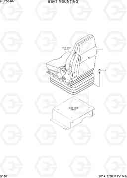 5160 SEAT MOUNTING HL730-9A, Hyundai