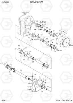 6030 DRIVE LINES HL730-9A, Hyundai