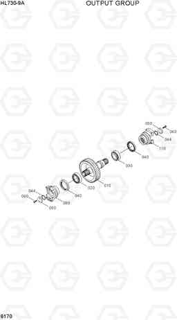 6170 OUTPUT GROUP HL730-9A, Hyundai