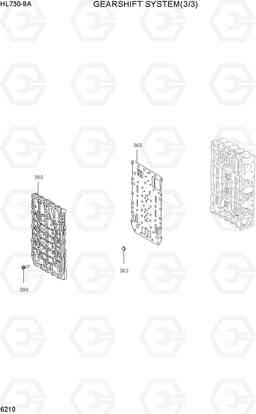 6210 GEARSHIFT SYSTEM(3/3) HL730-9A, Hyundai