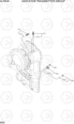 6250 INDICATOR TRANSMITTER GROUP HL730-9A, Hyundai