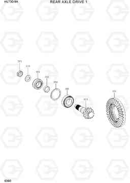 6390 REAR AXLE DRIVE 1 HL730-9A, Hyundai