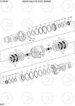 6420 REAR AXLE M-DISC BRAKE HL730-9A, Hyundai