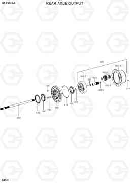 6450 REAR AXLE OUTPUT HL730-9A, Hyundai