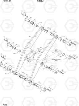 7020 BOOM HL730-9A, Hyundai