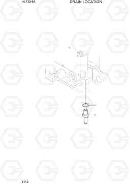 9110 DRAIN LOCATION HL730-9A, Hyundai