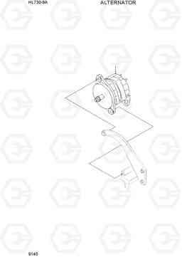9140 ALTERNATOR HL730-9A, Hyundai